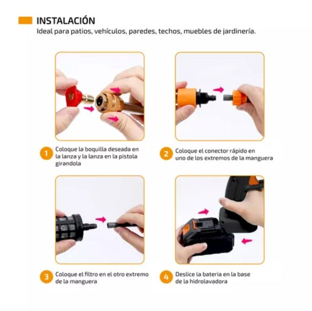 Smashwash™ Hidrolavadora portátil  con 2 Baterías - [PROMOCIÓN DISPONIBLE SOLO HOY]