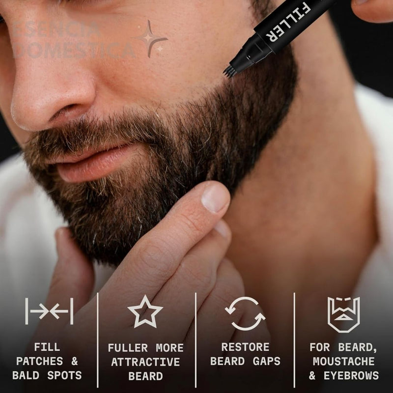 Oferta Única 2x1 🏷️ PerfectDefine™ | Lápiz 3 en 1 para Cejas, Barba y Espacios Cabello.