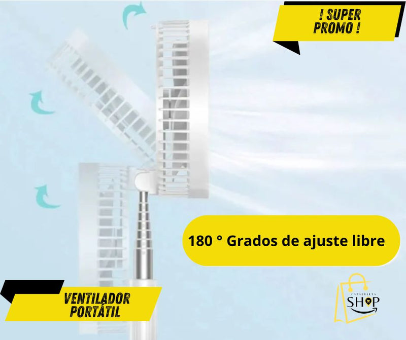 BreezeGo™ Ventilador Portátil Ajustable - [PROMOCIÓN DISPONIBLE SOLO HOY]