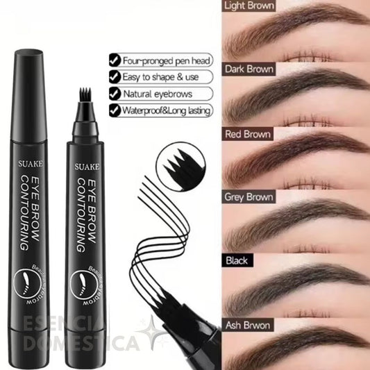 Oferta Única 2x1 🏷️ PerfectDefine™ | Lápiz 3 en 1 para Cejas, Barba y Espacios Cabello.