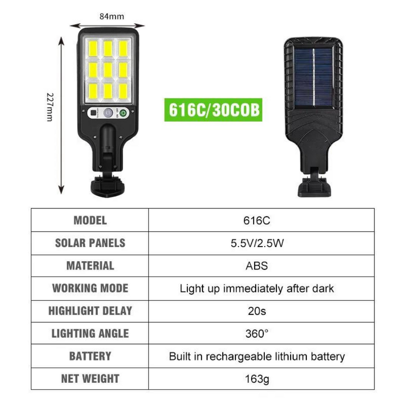 LuzMax™ con Control – Iluminación solar potente y eficiente