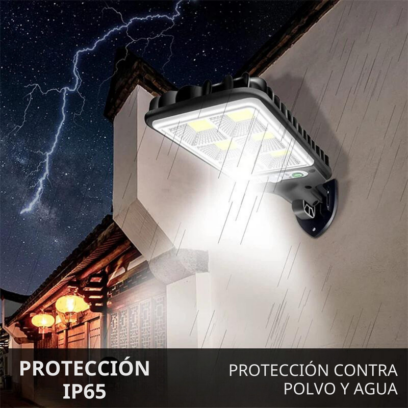LuzMax™ con Control – Iluminación solar potente y eficiente