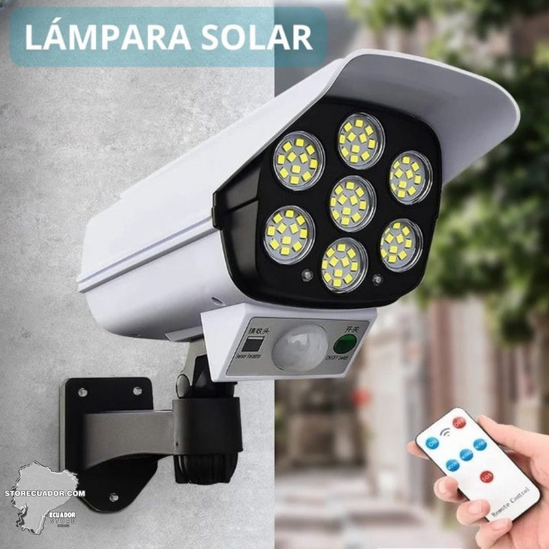 SolarGuard™ Lámpara Solar tipo Cámara con Sensor de Movimiento - [PROMOCIÓN DISPONIBLE SOLO HOY]