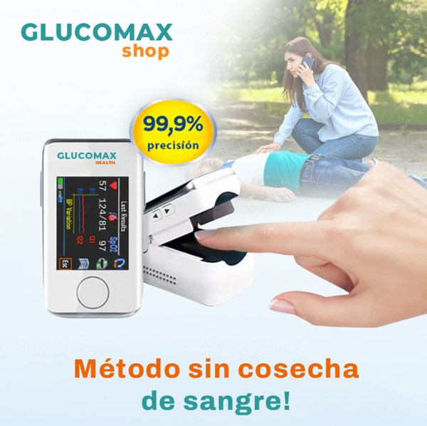 GlucoMax™ Medidor Láser No Invasivo  [PRECISIÓN DEL 99,9%]