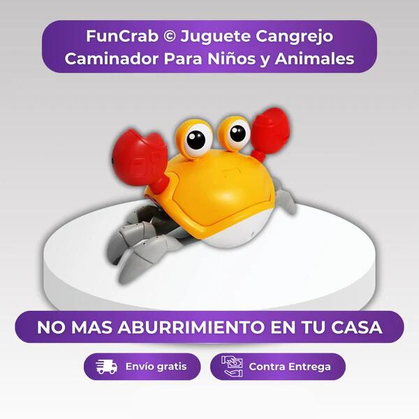 FunCrab © Juguete Cangrejo Caminador Para Niños y Animales - [PROMOCIÓN DISPONIBLE SOLO HOY]