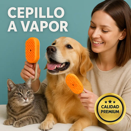 Pelush™ El Cepillo de Vapor que Desenreda, Limpia e Hidrata el Pelaje - [PROMOCIÓN DISPONIBLE SOLO HOY]