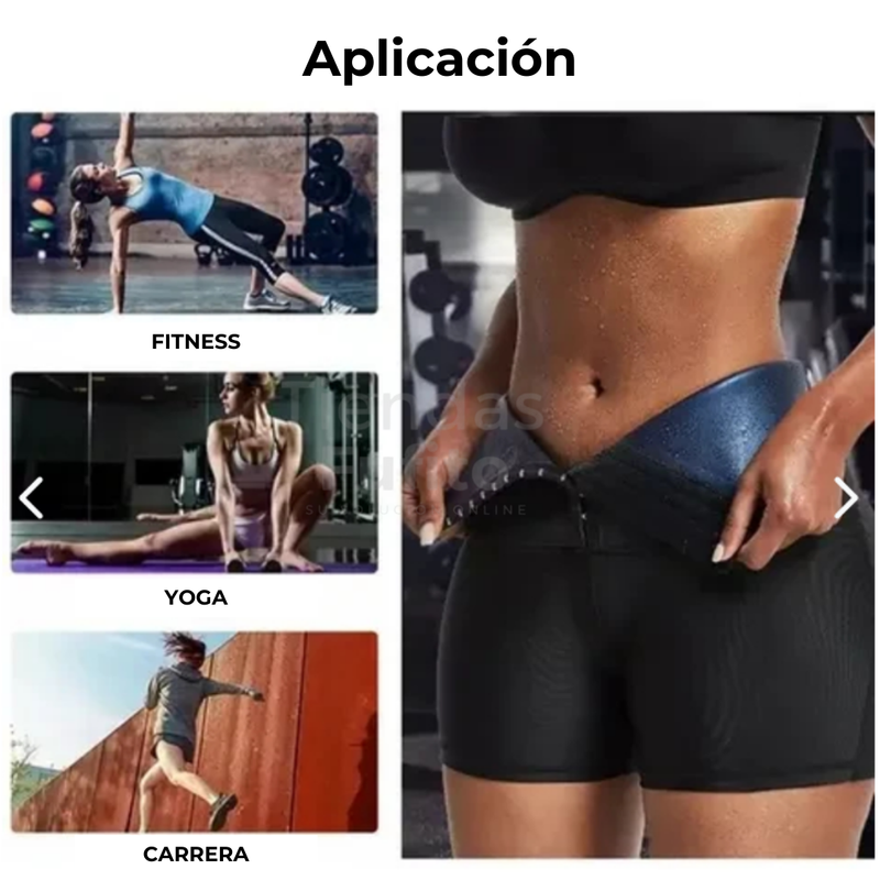 Short Cinturilla 2 en 1 Neo™ efecto sauna - moldea e reduce medidas al instante ✨