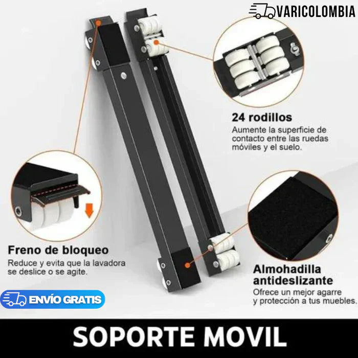 EasyHold™ SOPORTE MOVIL PARA NEVERA Y LAVADORA - [PROMOCIÓN DISPONIBLE SOLO HOY]